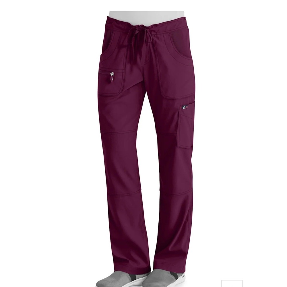 Koi Lite cranberry New with tags, scrub bottoms size 3x Tall boot‎ cut msrp $35